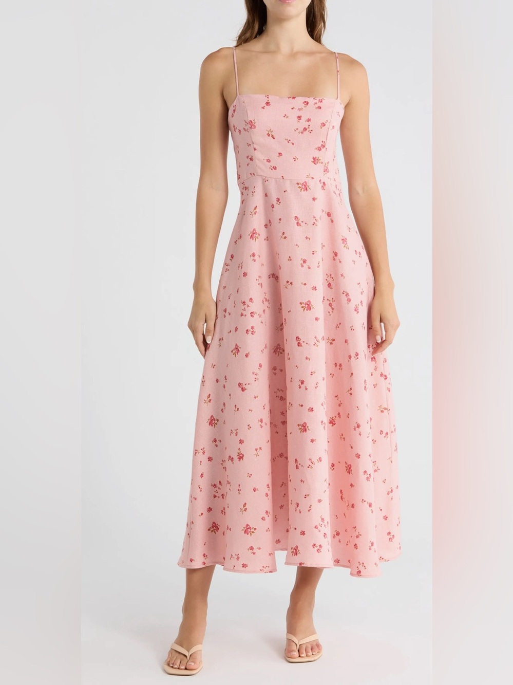Reformation Monette Linen Maxi Dress